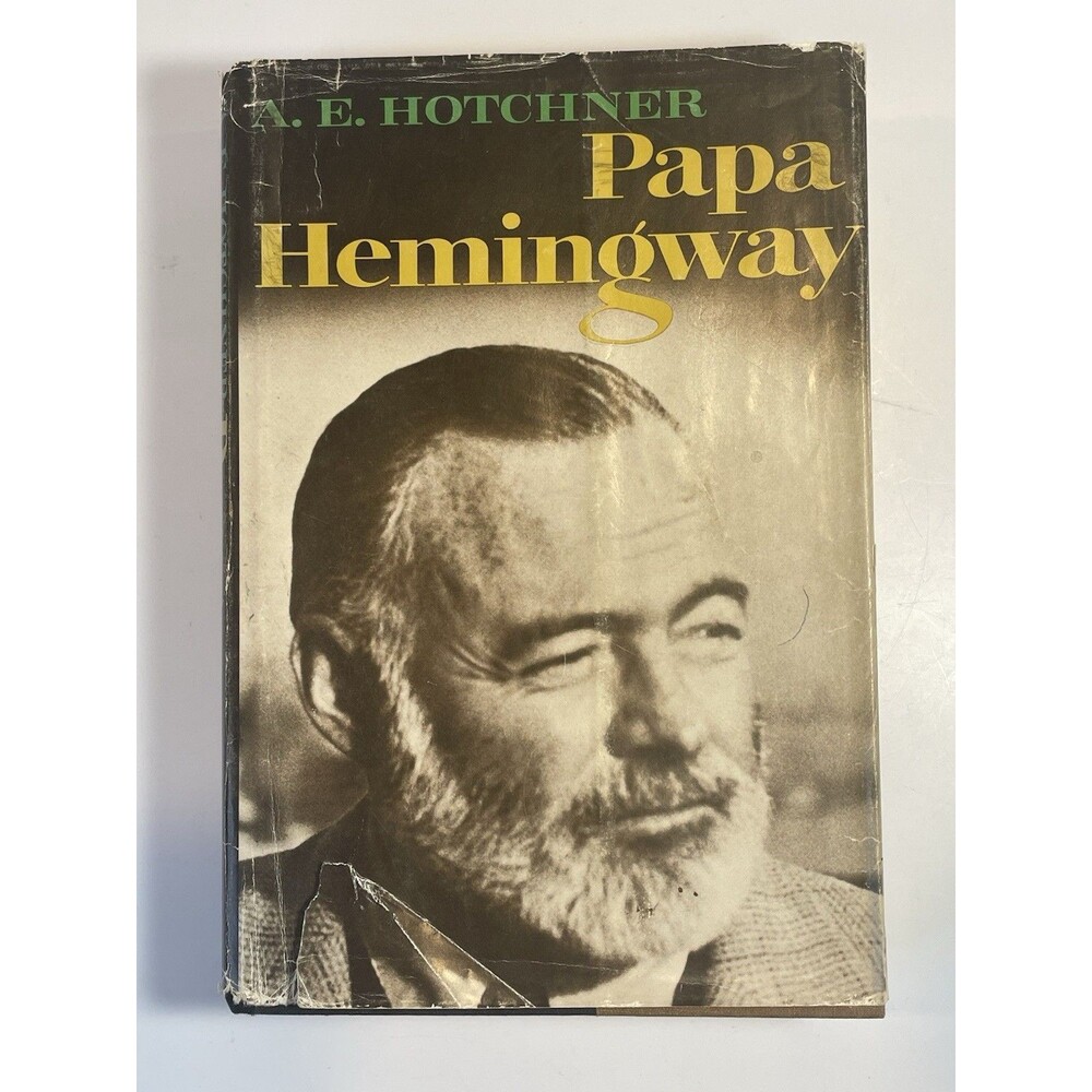 Papa Hemingway Ernest Biography AE Hotchner 1966 Hardcover Random House VTG Book